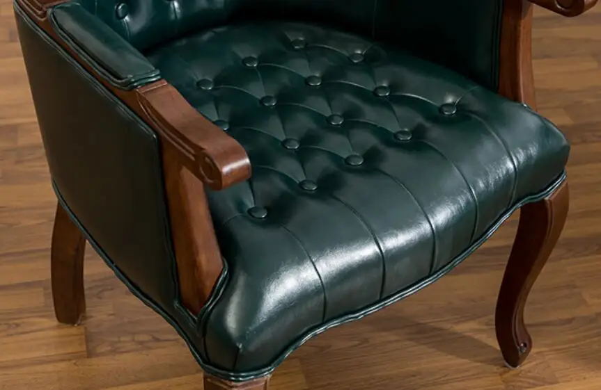 Роскошный стул для гостиной с кнопками, домашний диван-стул 55x46x103 см, Королевский стул из цельного дерева, многоцветная рука, компьютерное