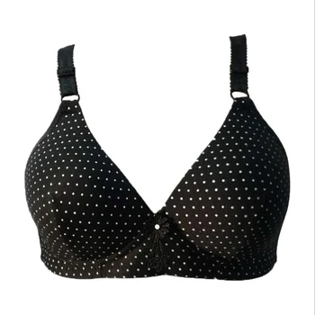

Women's fashion cotton bra ultra-thin push chest bra no steel ring bra adjustable shoulder strap large size underwear comfortabl