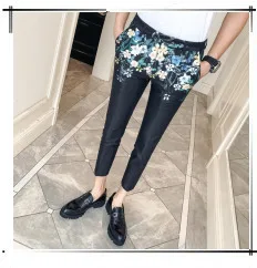 Для мужчин платье брюки в клетку для бизнес на каждый день Slim Fit ботильоны Длина Pantalon в Carreau Homme классический Винтаж костюм в клетку брюки для девочек на свадьбу