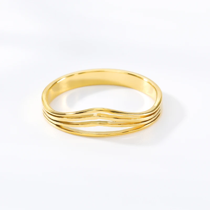 Обручальные кольца Нержавеющая сталь Модные украшения из розового золота в кольца для суставов палец для Для женщин лучший Bague Homme подарок другу