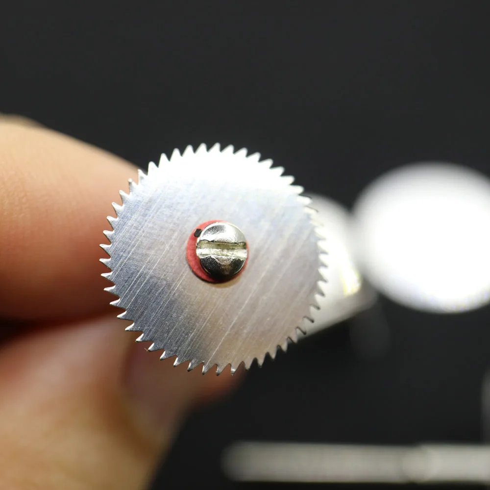 5pcs Dental lab Stainless Steel disc disks cutting disc tool for Soft Plastic,Acrylic, Wood etc 0.20mm with 1 mandrels