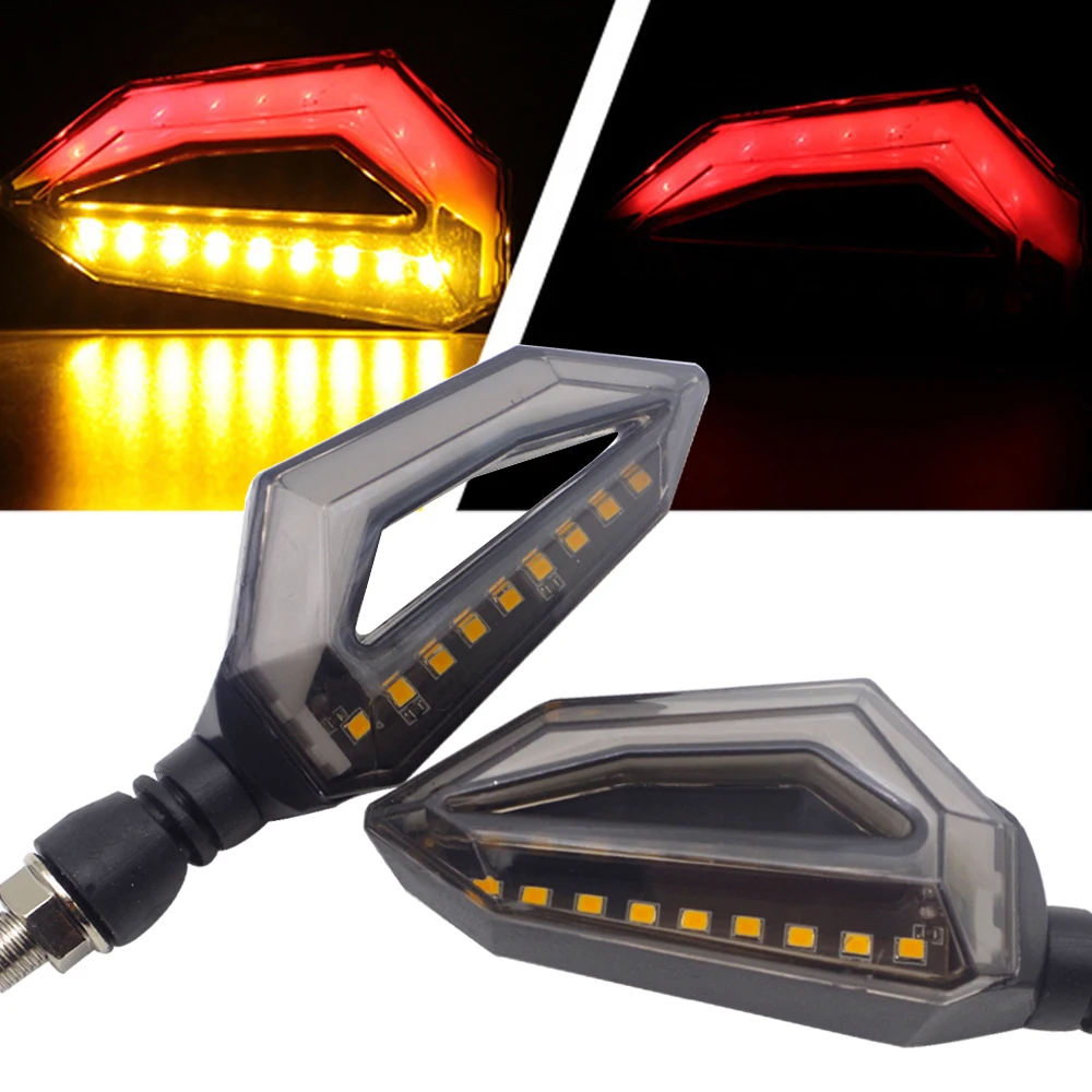 

LED Motorcycle Turn Signal Lights 12V Indicator Moto Clignotant Blinker DRL Lamp FOR Kawasaki Z650 Z750 Z800 Z900 Z1000 ER 5