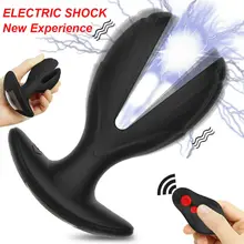 Dilatador Anal portátil con Control remoto para hombre vibrador de próstata, máquina de descarga eléctrica sexual gay, juguetes para hombres xxx