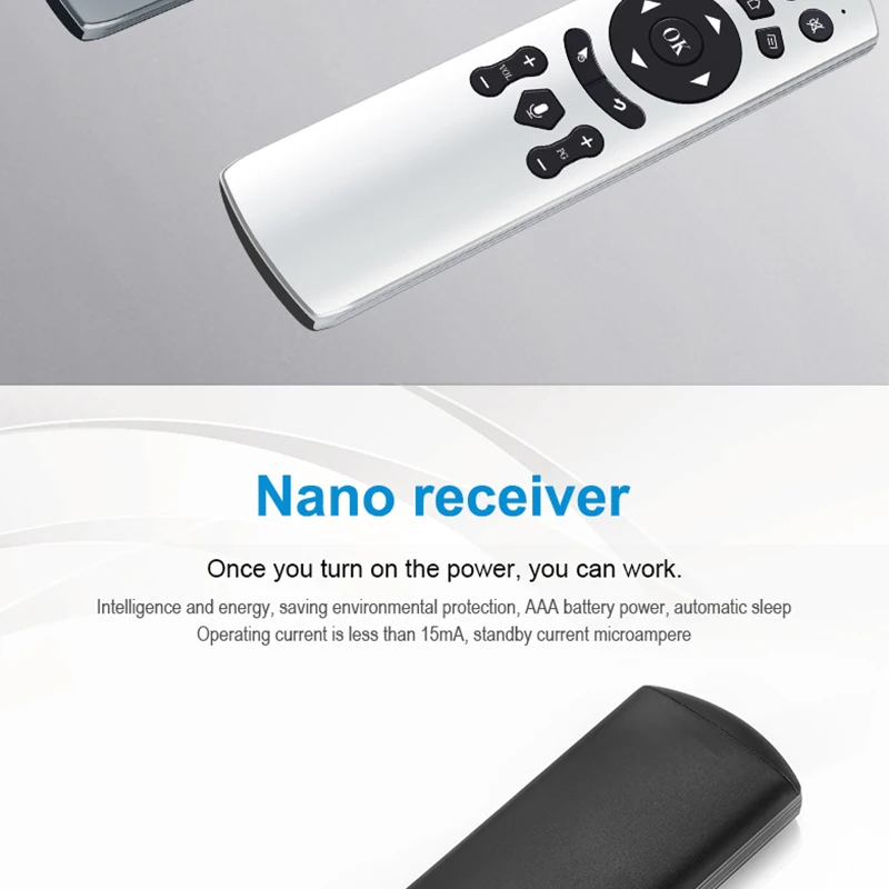 2,4G RF Air mouse смарт-пульт дистанционного управления для ТВ/tv BOX/мини-ПК Универсальный пульт дистанционного управления Поддержка Android/Windows/Mac OS/Linux