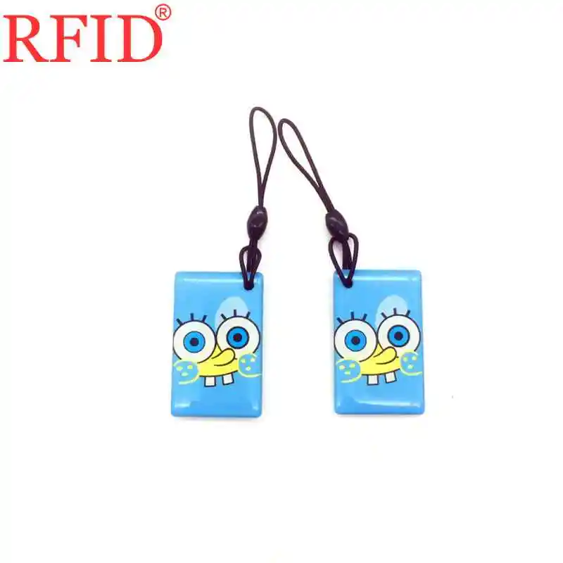 UID S50 1K 13,56 Mhz сменный записываемый брелок RFID водонепроницаемый брелок значок жетон тег карта контроля доступа Быстрая 1 шт - Цвет: 2pcs Random Color