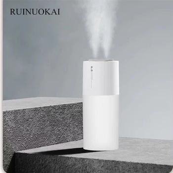 

2000mah Battery Mini Humidifier 2 Mist Vent Rechargeable Ultrasonic Air Humidifier Aroma Diffuser Home Humidifier with LED Light