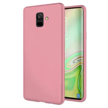 

TBOC case for Samsung Galaxy A6 (2018) [5.6 "] Case Rigid Silicone Low Clearance Premium Soft Touch Lining Resistant Inside