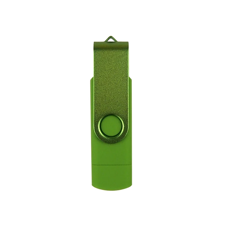 Флеш-накопитель OTG 2,0 64 ГБ 32 ГБ Micro Flashdrive 8 ГБ 16 ГБ 4 ГБ USB флеш-накопитель для Android PC TF/SD карта адаптер адаптеры для мобильных телефонов - Цвет: green