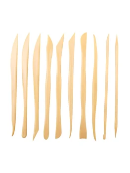 

10 Pcs/Set Plastic Clay Modeling Tool Kit Polymer Clay Set Small Ceramic Figurines Ceramic Sharpening Pottery Tools