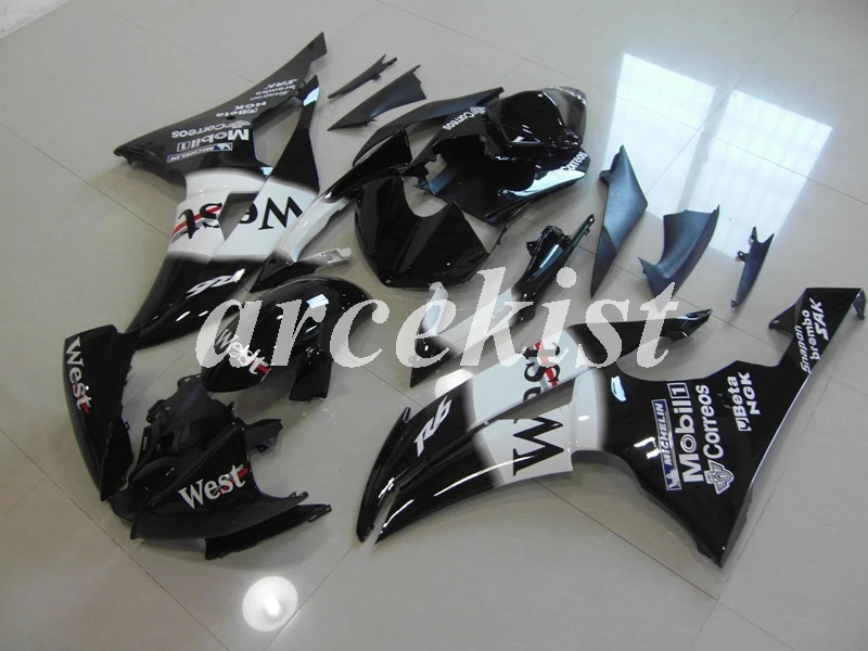 4 бесплатные подарки литья под давлением ABS обтекатели комплект подходит для YAMAHA YZF-R6 2008- 08 09, 10, 11, 12, 13, 14, 15, 16 лет тела комплект WEST
