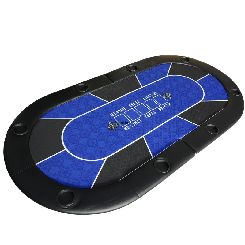 

Portable Folding Poker Table Simple Desktop Texas Poker Baccarat Black Jack Gambling Tables Board Game Accessories