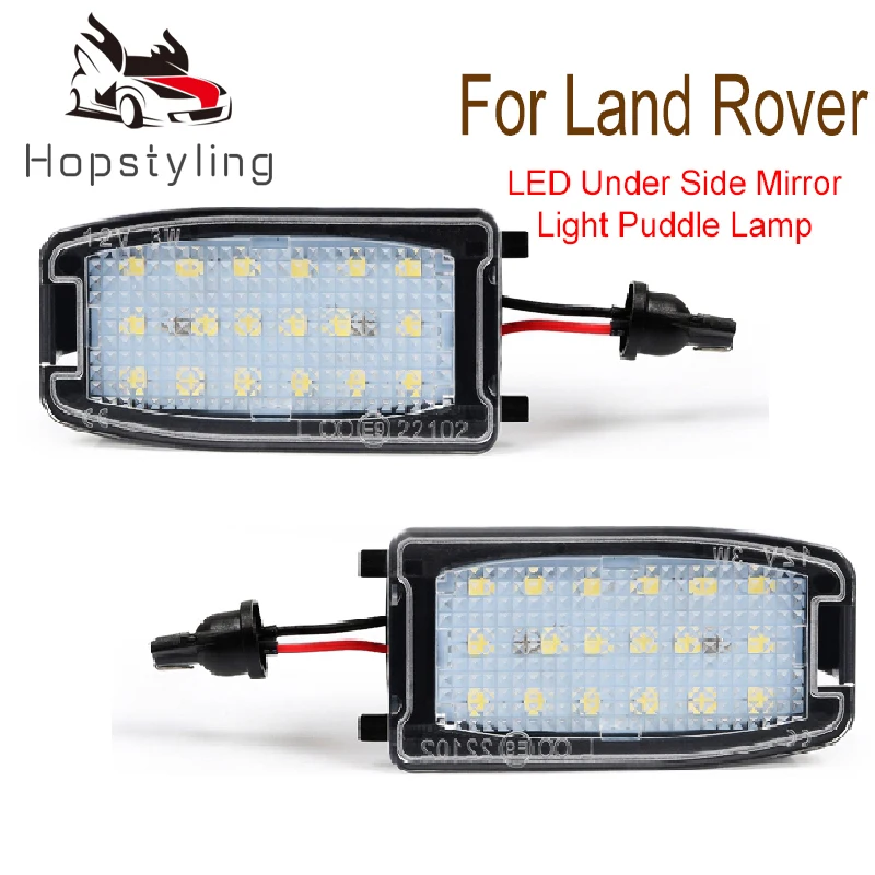 

2Pcs LED Under Mirror Puddle Light For Land Rover Discovery Freelander LR2 LR3 LR4 Range Rover Sport L322 Puddle Lamp