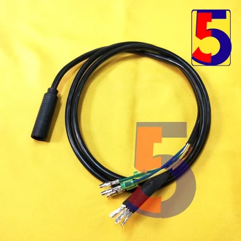 Ebike silnik wodoodporny przedłużacz kabla 9Pin Ebike silnik kabel DC długi kabel Bafang AKM silnik kabel DC Julei 1T4 kabel 1-4 kabel tanie i dobre opinie CN (pochodzenie) Inne 9pins motor extend cable