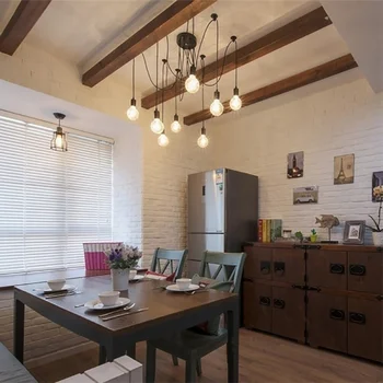 

Restaurant Office Retro C Chandelier Spider Chandelier Durable Sturdy Home Bedroom Living Room Decoration Kitchen Study