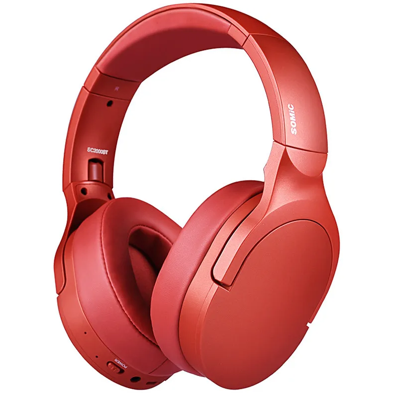 SOMIC SC2000BT беспроводные Bluetooth наушники HiFi стерео Портативная Музыкальная гарнитура для мобильного телефона xiaomi планшет ноутбук