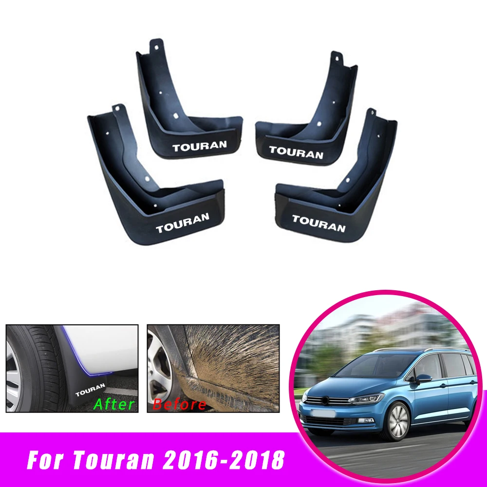 Брызговики для VOLKSWAGEN Touran Брызговики брызговики автомобиля автомобильный аксессуар наклейка 4 шт