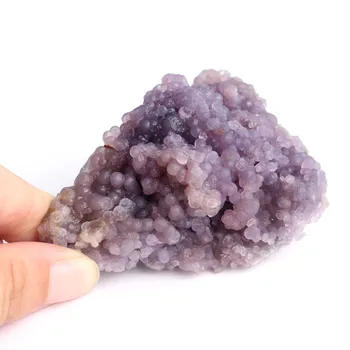 

1PC 100% Rare Rough Natural Indonesia Grape Agate Mineral Specimen Stone Crystal Cluster Quartz Healing Crystals Gemstones