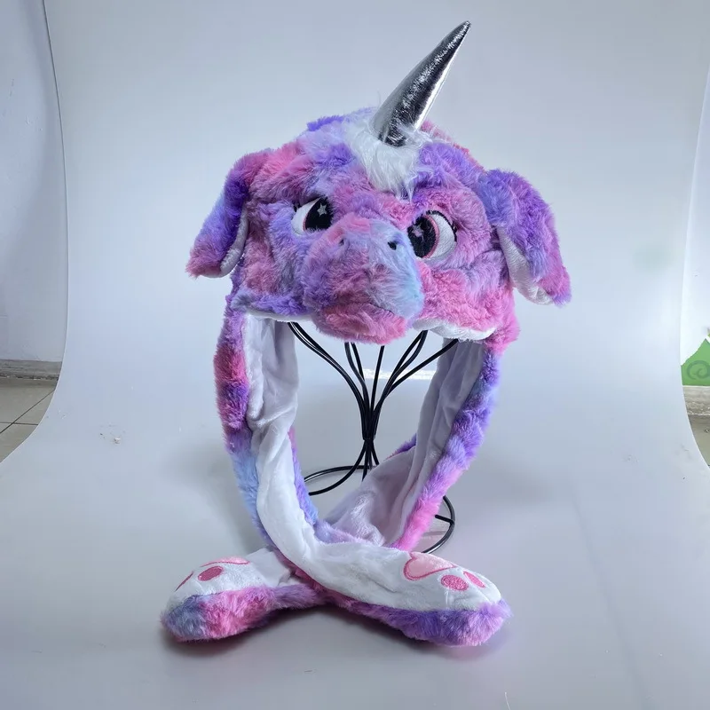 Ear Moving Hat Rabbit Creative Air Bag Hat Cartoon Children Adult Hat