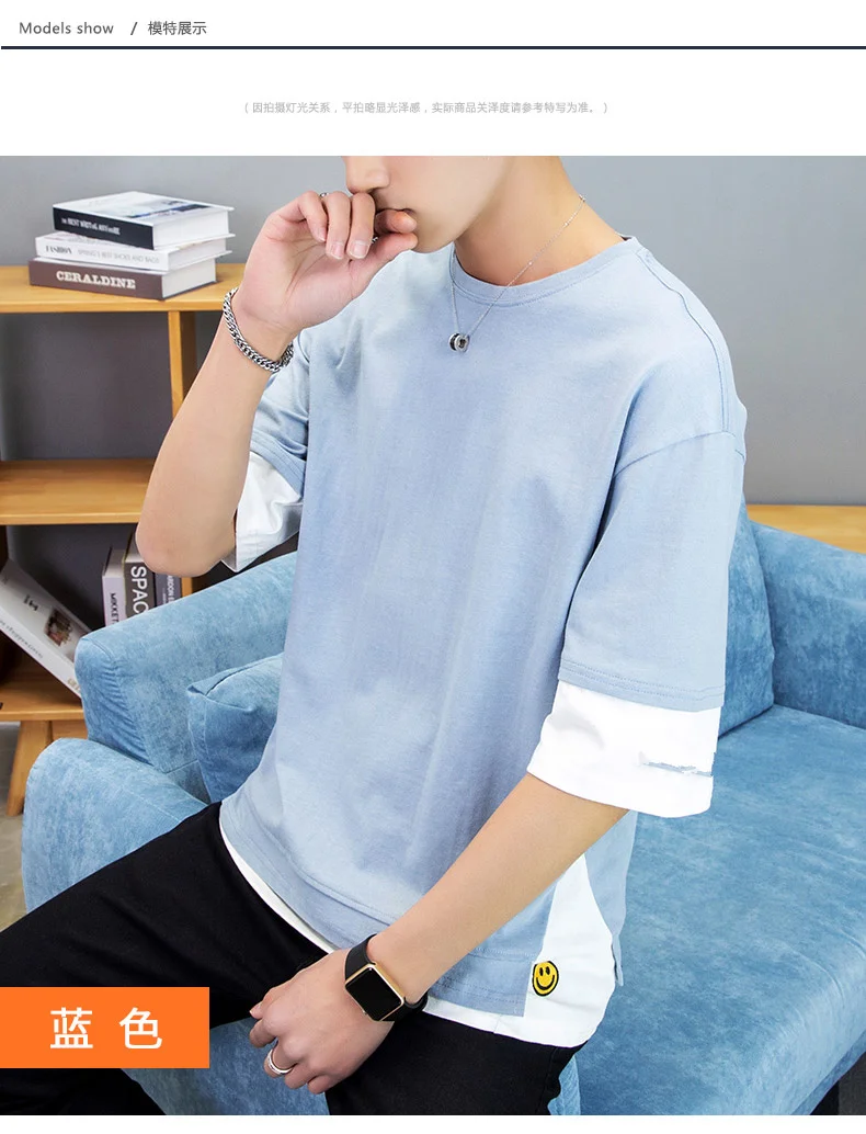 Men's Fashion Casual Short Sleeve T-Shirt 4406 | Мужская одежда
