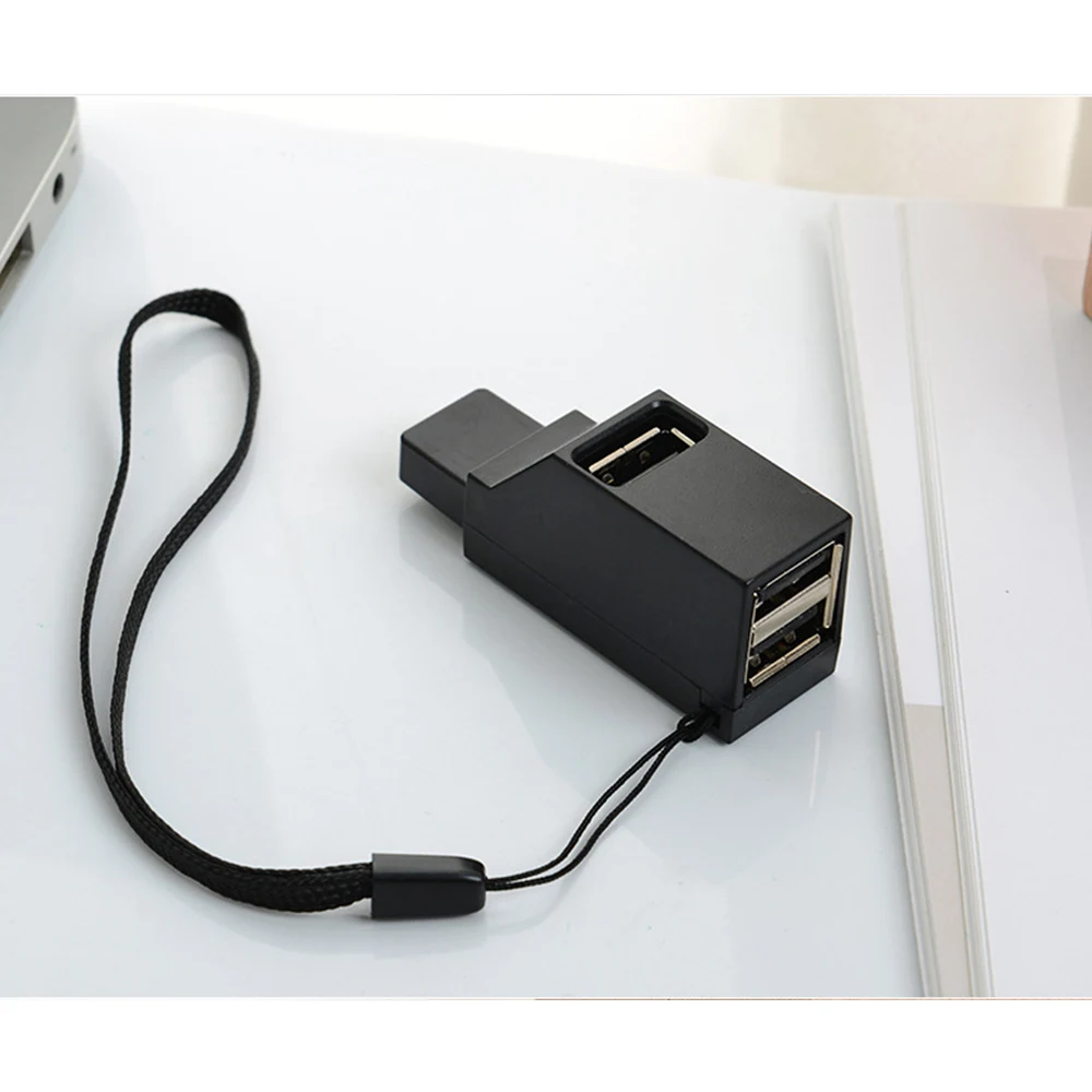 Универсальный мини 3 порта USB 3,0 концентратор высокоскоростной передачи данных сплиттер коробка адаптер для ПК ноутбук MacBook Pro многопортовый usb-концентратор