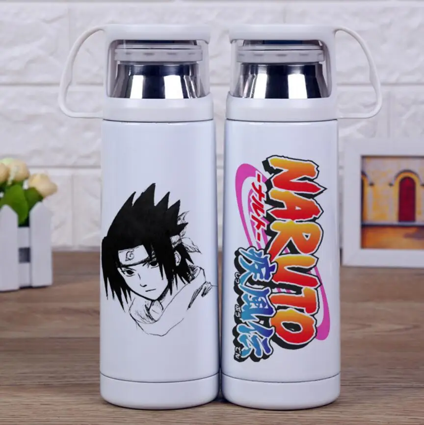 Наруто термос Узумаки Наруто с крышкой Хатаке Какаши термос Учиха itachi кружки чашка подарок