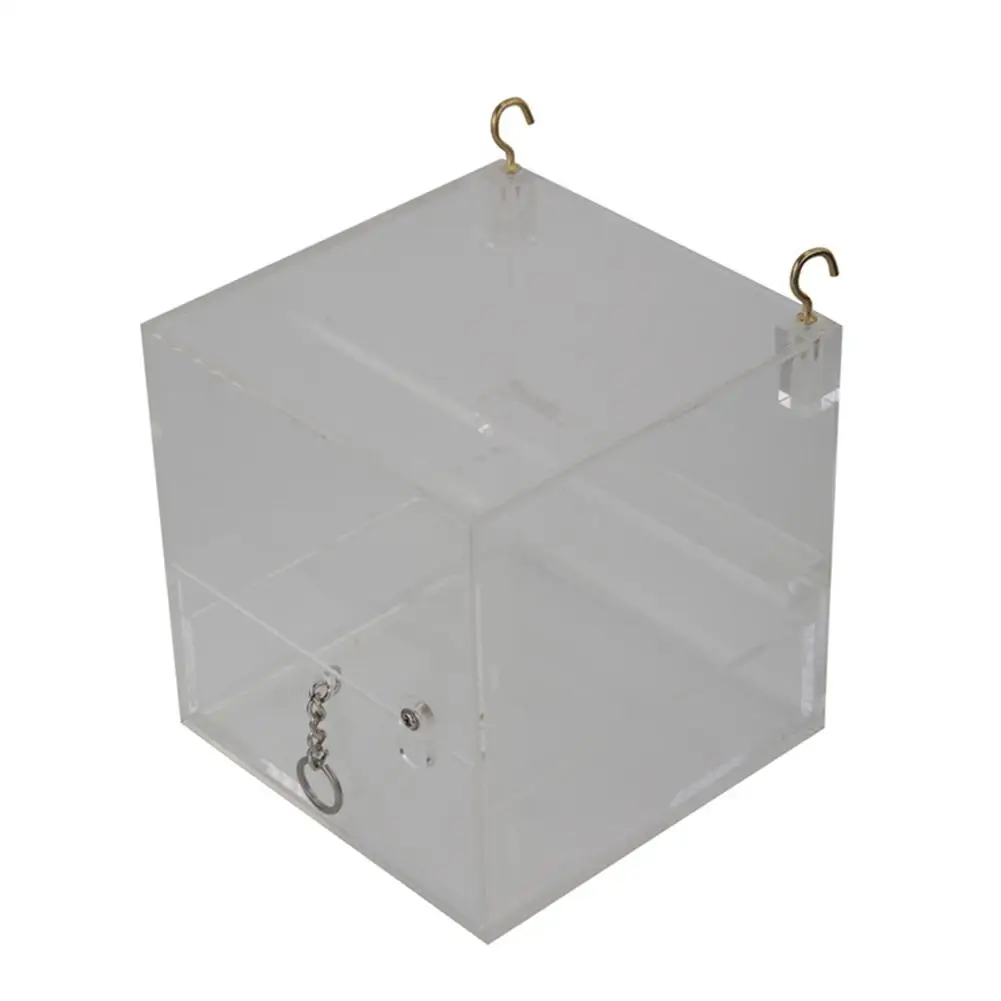 Automatic Bird Water Drinker Feeder Pet Food Feeding Drinker Dispenser Cage bird feeder with Hanging Hook for Parrots Birds
