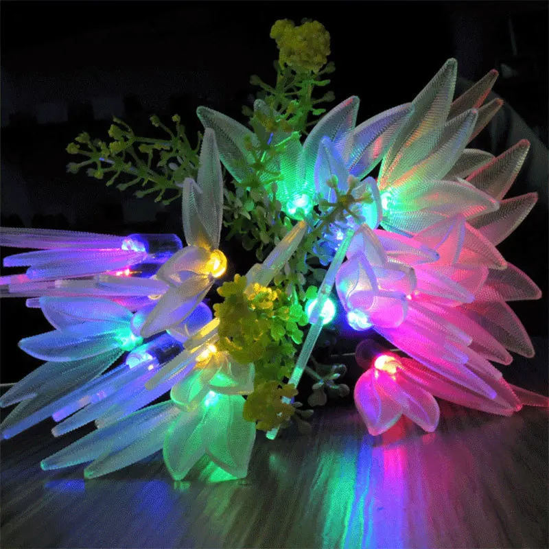

QYJSD Leaf Styling Light String for Halloween Christmas Weeding Vase Decoration Accessories Led Lights Pendant Fairy Lights