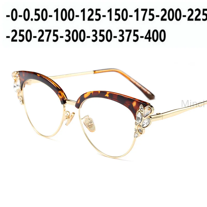 Диоптрий-1,0-1,5-2-2,5-3-3,5-4 фирменные дизайнерские готовые очки для близорукости для женщин и мужчин близорукие очки FML