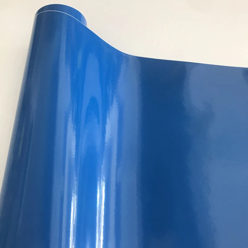 Dark Blue Gloss Vinyl Wrap Sticker-1