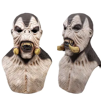 

World of Warcraft Mask Ogrim Doomhammer Cosplay Mask Vory Orc Horror Headgear Halloween Party Bloody Warcraft Latex Masks Props
