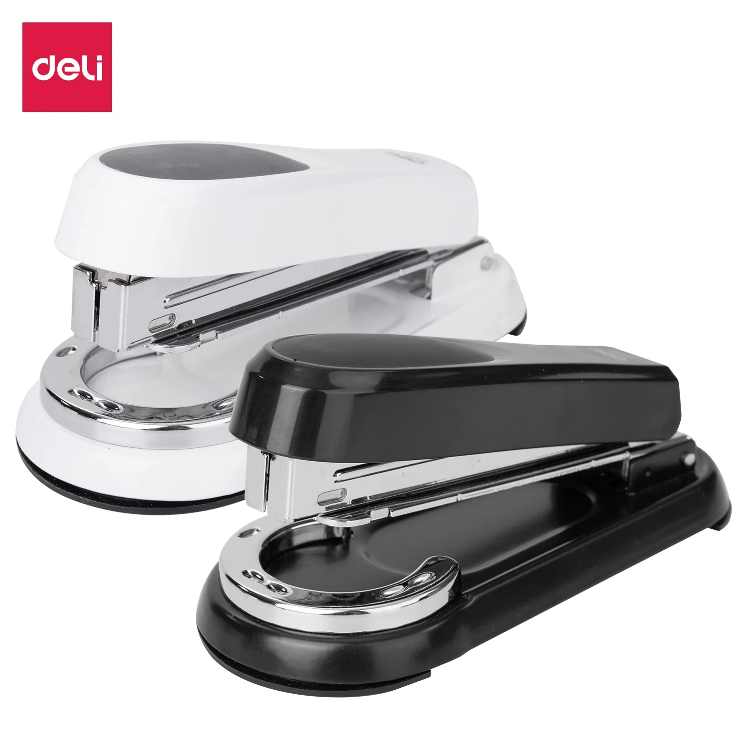 

DELI E0333 Swivel Stapler Office Home Use 25sheets Smooth Stapling Rotatable Anvil Stationery