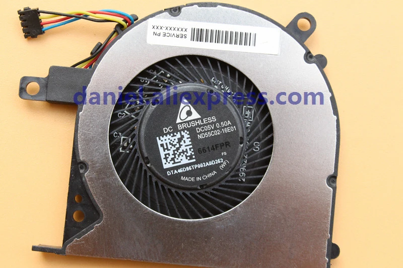 DELTA ND55C02-16E01 5V0. 50A PWM ноутбук встроенный турбо вентилятор охлаждения процессора