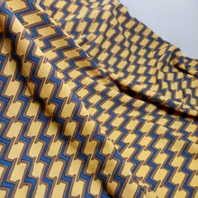 Печать шифон seersucker поли DIY Ткань для платья блузки шарф квалифицированный 100*150 см