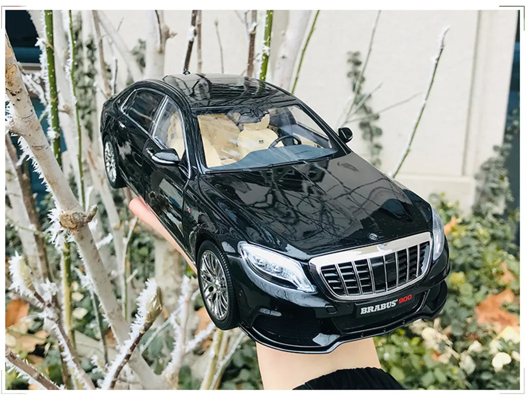 

Почти Настоящая модель AR 1/18 для Mercedes Maybach Benz Barbus S900, литые модели автомобилей, подарки, коллекционные украшения, демонстрация