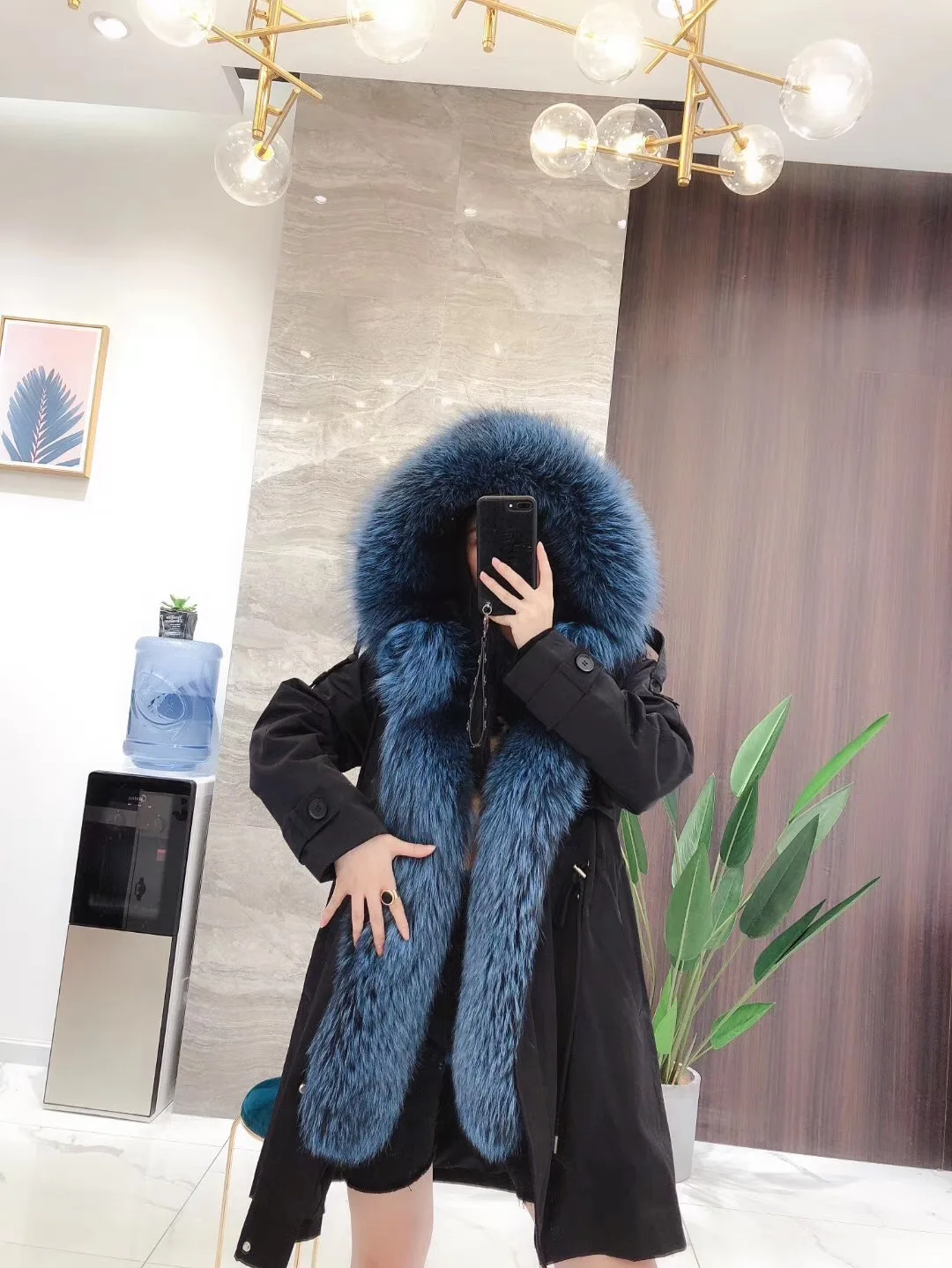 OFTBUY Winter Jacket Women Real Fur Coat Casual Big Natural Fox Fur Parka Thick Warm Outwear Korea Fashion Streetwear