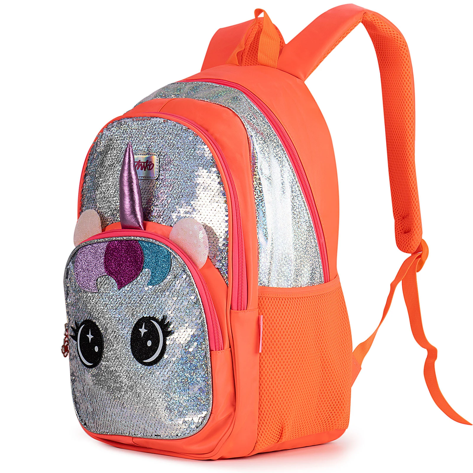 Glitter Sequins Unicorn School Backpack