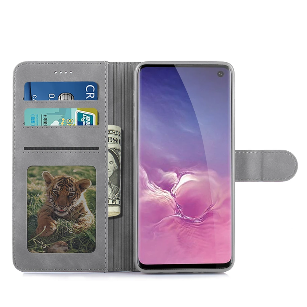 Для samsung galaxy s10 чехол кожаный бумажник samsung s10 plus чехол для телефона для samsung s10e чехол откидной Чехол Funda S10 Lite