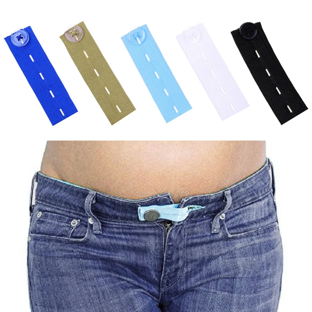 Расширитель талии для брюк эластичный удлинитель джинсов STTA889 1 шт. пояс юбки | Дом