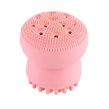 Мини-Осьминог силиконовая Очищающая щетка для лица очиститель для лица отшелушиватель