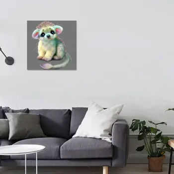 

Animal 5D DIY Round Diamond Painting Embroidery Drill Needlework Cross Craft Stitch Kit Home Decor D08D