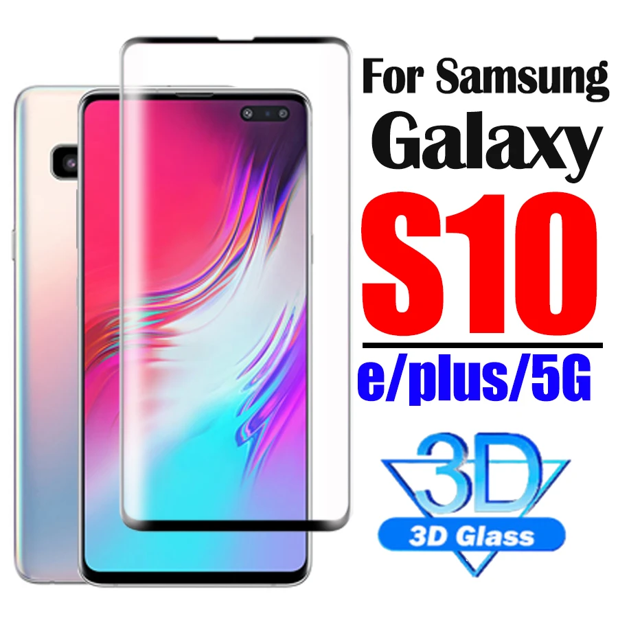 3d For Samsung Galaxy S10 Lite Tempered Glass 10 S Plus Screen
