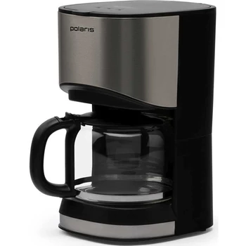 

Coffee maker Polaris PCM 1215a, drip, stainless steel/black