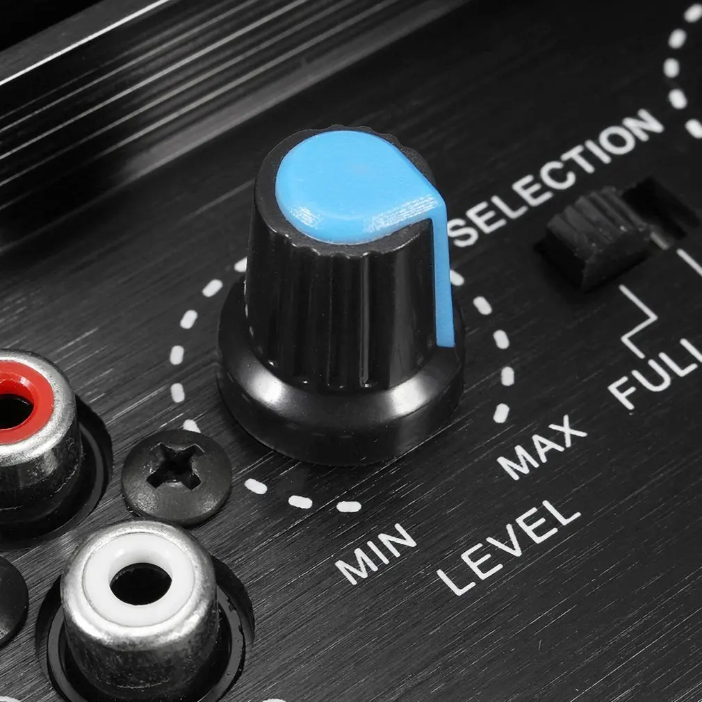 12V Mono 600W High Power Car Audio Amplifier PA-60A Fashion Wire Drawing Powerful Bass Subwoofers Amplifier With 20A Fuse