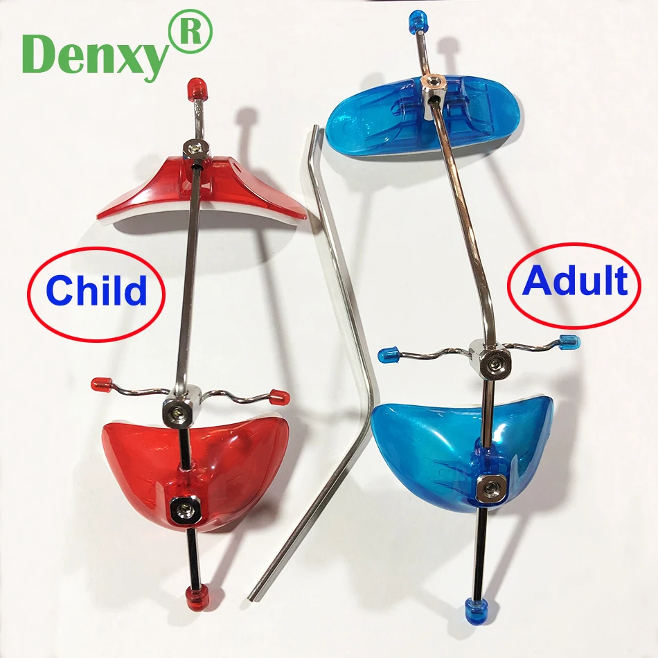 Denxy 2 ชิ้นเด็ก/ผู้ใหญ่หน้ากากทันตกรรม Single pole ทันตกรรมย้อนกลับดึงหมวกเด็กวงเล็บทันตกรรมจัดฟันยืดหยุ่น 1