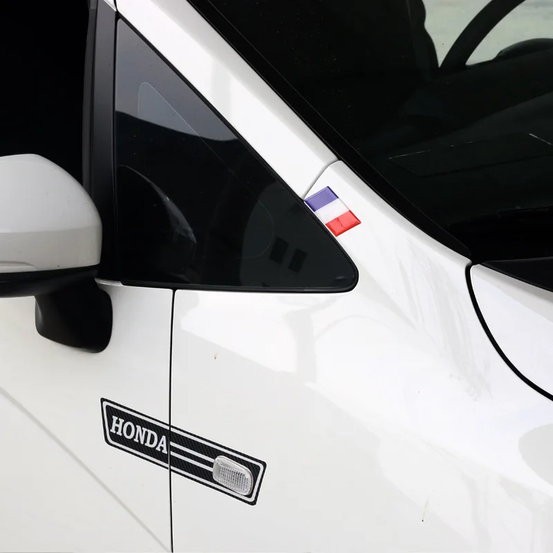 Национальный флаг крыло автомобиля боковые наклейки Франция, Италия Россия, Германия эпоксидные наклейки бампер автомобиля Национальный флаг наклейки