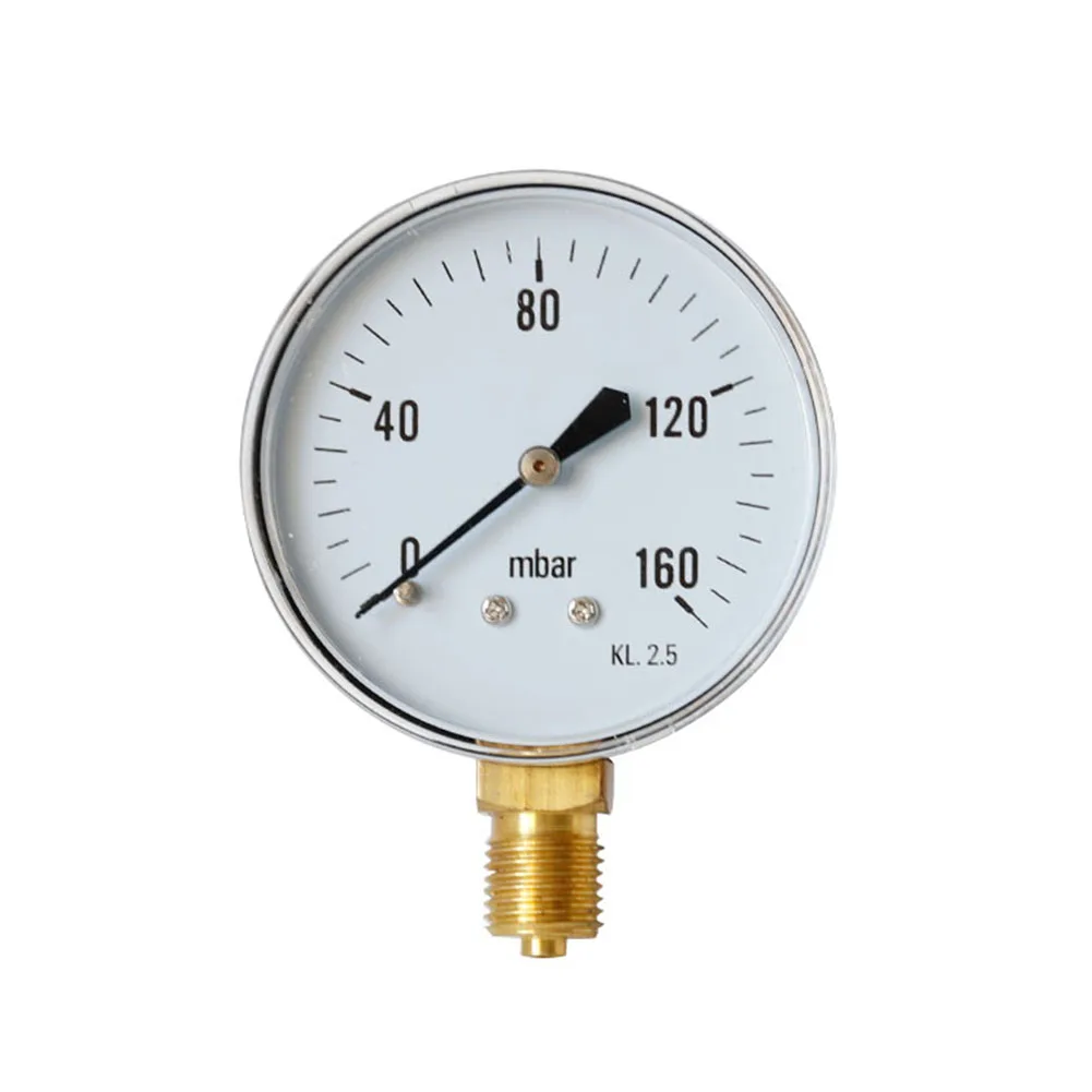 Давление датчик 0-30PSi 0-2Bar/0-1Bar радиальный манометр для воздуха на дизельном топливе, керосине внутренний воды 1/4 типа BSPT нитки дома Давление измерения промышленности