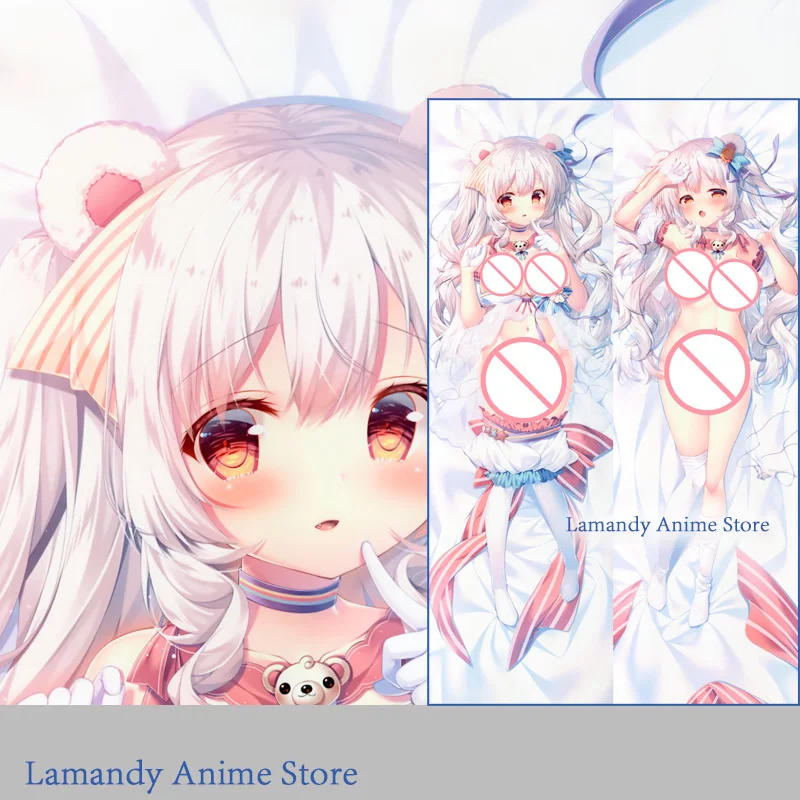 Подушка-наволочка Dakimakura с двусторонним принтом в стиле аниме | Дом и сад