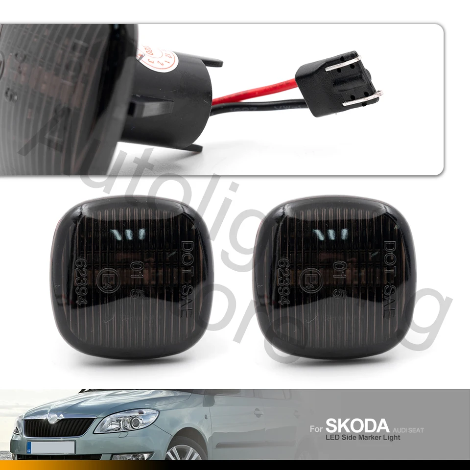 Clignotants Latéraux LED Noirs Fumés Pour BMW X3 F25 / X5 E70 / X6 E71 – Lot De 2, Compatibilité Canbus Sans Erreur | Remplacement Direct