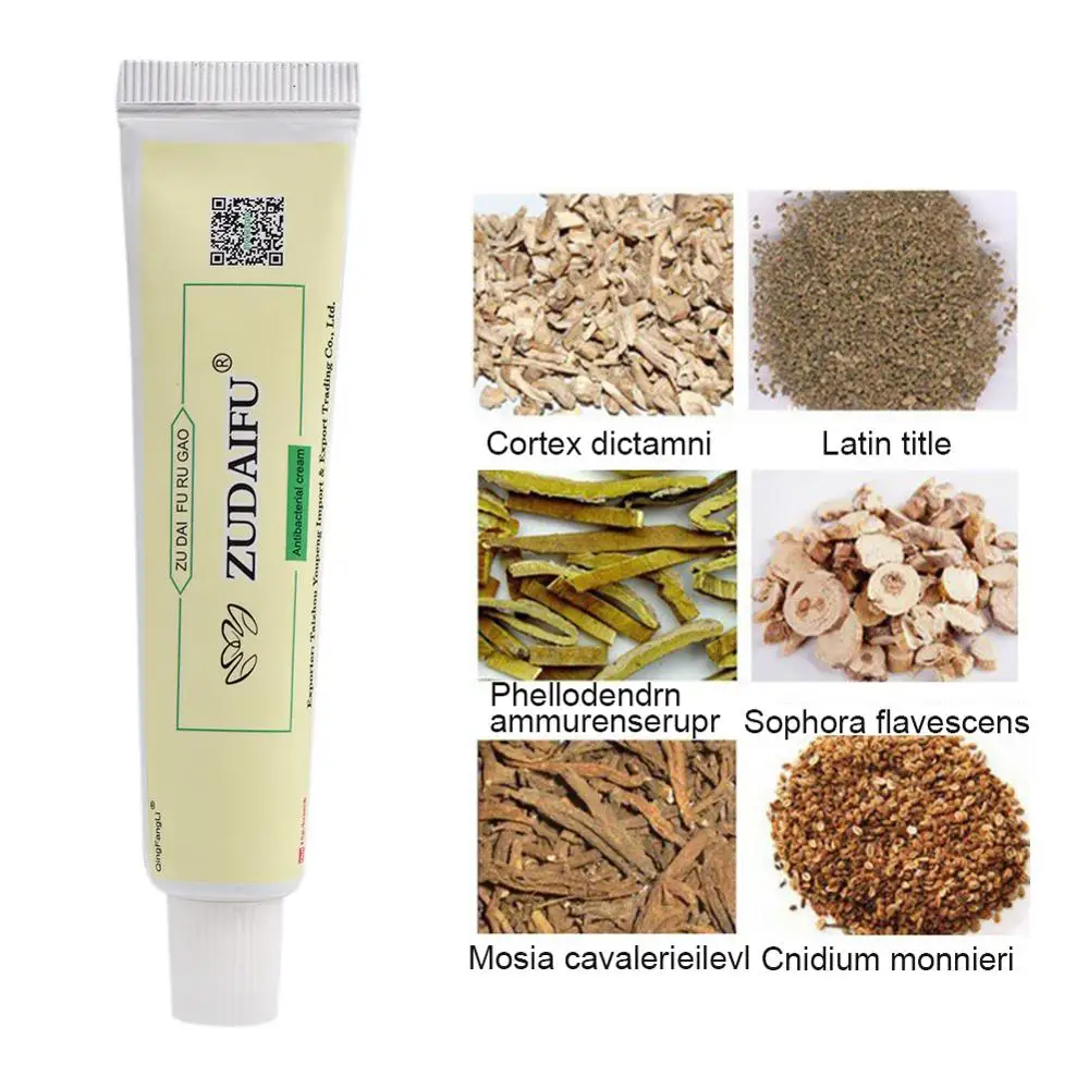 

50Pcs zudaifu Psoriasis Eczema Skin Cream Psoriasis Allergic Neurodermatitis Ointment Bacteriostatic Health Care Cream NO Box