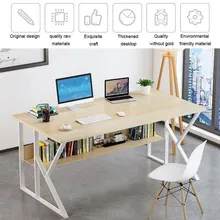 K-Shaped Legs Rack Design Home Desk, Student Simple Writing Desktop Desk Modern Economic Laptop Computer Desk